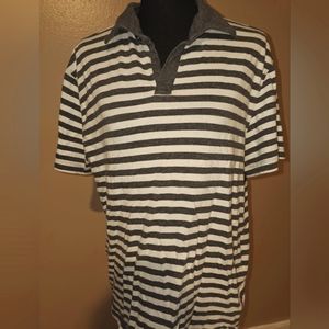 Women's Banana Republic Striped T-Shirt Size Large